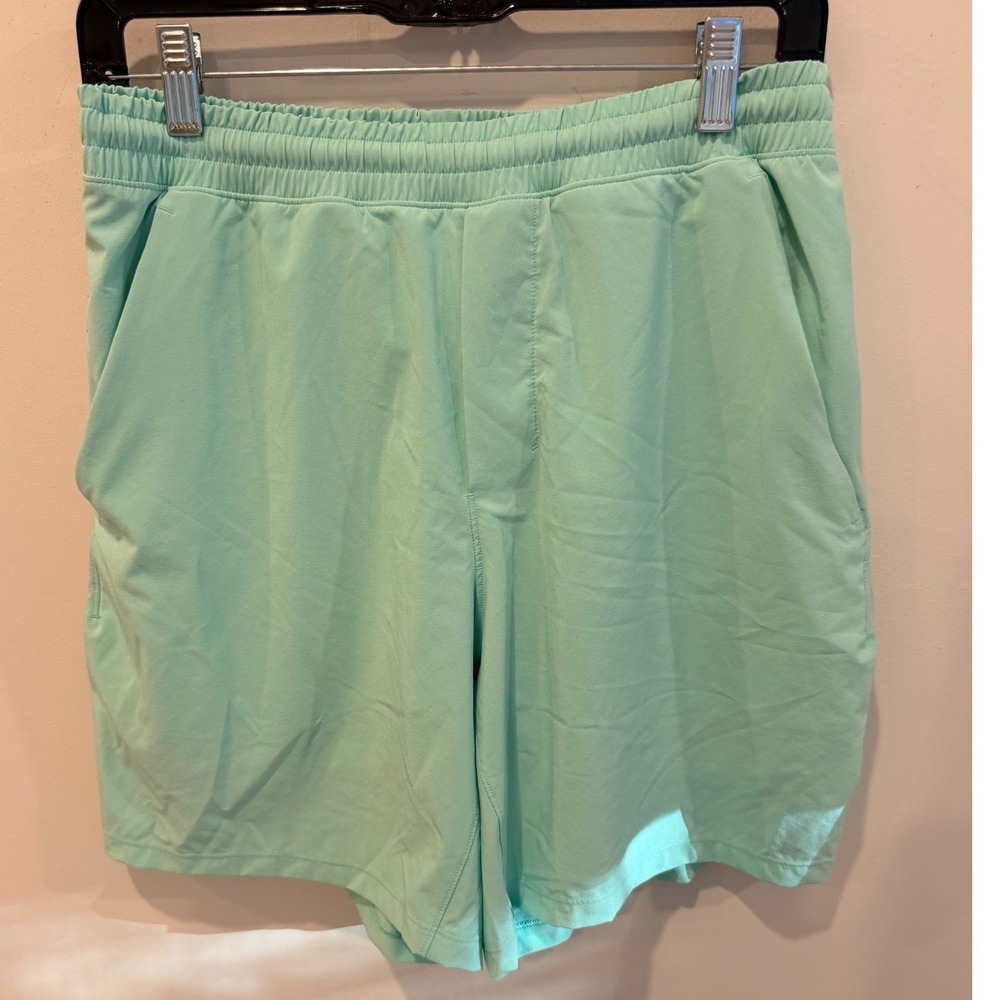 Lululemon Pace Breaker Lined Shorts Mens Medium Mint Green Athletic Running Gym